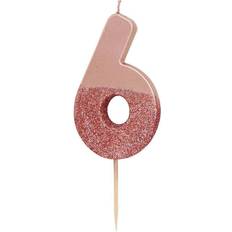 Talking Tables Glitter 6 Cake Decoration