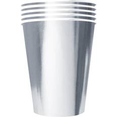 Argent Gobelets en Papier Original Cup Partycups Papper Silver 20-pack