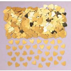 Or Confettis Amscan confetti coeurs or 14 grammes