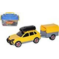 Polesie Set Passenger car with trailer (container)