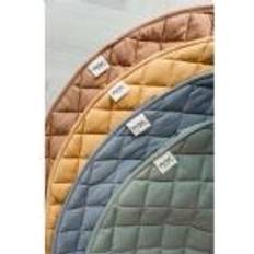 Playgo Sac de rangement de jouets et tapis de jeux bébé Soft coton bio Marron fauve Play and Go