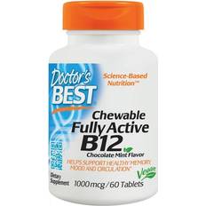 Vitamin b12 active Doctor's Best Chewable Fully Active B12, 1000mcg 60tabs