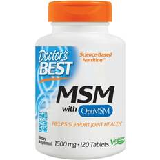 MSM Vitaminer & Mineraler Doctor's Best MSM with OptiMSM 1500mg 120 tablets