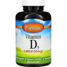 Carlson Vitamin D3 2000 IU 360 Softgels