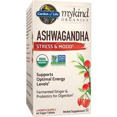 Ashwagandha Vitaminer & Mineraler Garden of Life mykind Organics Herbal Ashwagandha 60 Tablets