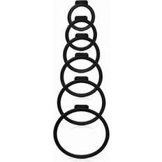 Tantus Cock Ring Black (6 pcs)