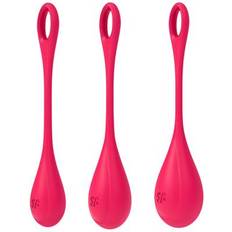 Yoni Satisfyer Kit Yoni Power 1 Bolas Chinas Rojo