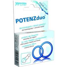 Blau Penisringe Potenzring Potenzduo L