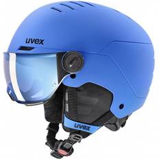 Uvex Skihjelme Uvex Rocket Visor Hjelm Børn, blå 51-55cm 2021 Skihjelme