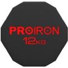 Proiron Prkrd12k Gummihantel, 12,00 Kg, 1 St, 12 Kg, Svart