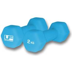 Urban Fitness Hex Dumbbells 2kg, Sky Blue