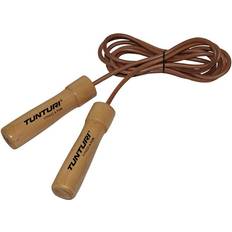 Cuerdas para Saltar Fitness Tunturi Leather Pro Jump Rope 275 cm Brown