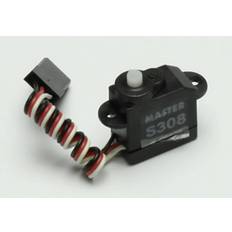 Master Mikro-servo S308 Analog-servo Plastic, metalliseret Stiksystem Universal (Graupner/JR/Futaba)
