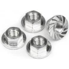Fjernstyret legetøj Wittmax hpi Serrated Flange Nut M4X10.8Mm (4Pcs)