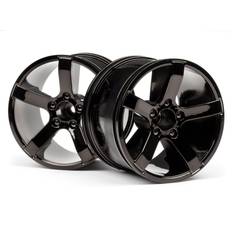 Wittmax Bullet MT Wheels Black Chrome (Pr) HPI