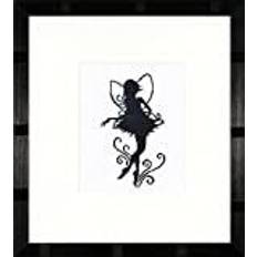 Counted Cross Stitch Kit: Cute Little Fairy Silhouette (Evenweave)