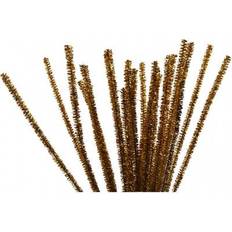 Piberensere Creativ Company Chenille Piberensere 6 mm Guld 50 stk