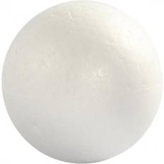 Polystyrene Balls, D: 8 cm, white, 5 pc/ 1 pack