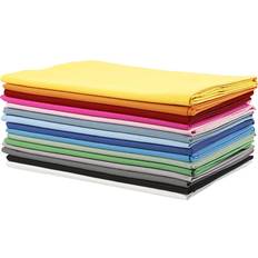 Garne & Handarbeitsbedarf Creativ Company Bomullstyg 140g/mm² 1.45x2m 15 st blandade färger