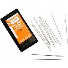 Cross Stitch Needles, Length of eye: 8mm no. 20, L: 42 mm, with blunt tip, 25 pc/ 1 pack