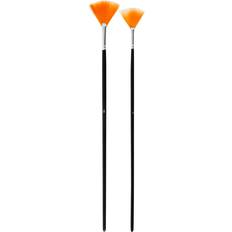 Creativ Company Schilderaccessoires Creativ Company Gold Line Brushes, Fan, no. 4 8, W: 35 45 mm, long handles, 2 pc/ 1 pack