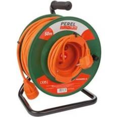 Verde Avvolgitori di cavi Perel EGCR50N2-G Kabeltrommel 50 m 3G1.5 SCHUKO