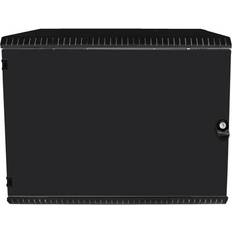BKT Elektronik Vægrack 600x600x330 6U pladedør sort