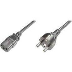 Powerkabel til PC 1,8 meter Sort