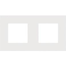 Ramme 2-modul, Niko Pure, white steel