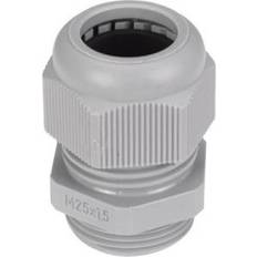 Kabelverschraubung Klammern & Befestigungsmaterial JACOB 50.616 PA7035 Cable gland with strain relief M16 Polyamide Grey-white (RAL 7035) 1 pc(s)