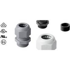 Cable Gland Electrical Installation Materials JACOB 50.620 PA/SW Cable gland with strain relief M20 Polyamide Black (RAL 9005) 1 pc(s)