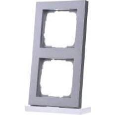 Gira Installationsmaterial Gira Täckram E2, Standard 55, System 55 Aluminium 1 st