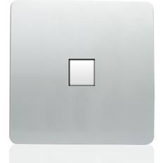 Trendi Switch Trendi Modern RJ45 Cat 5e & Cat 6 Ethernet Socket Silver