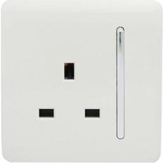 Trendi Switch Trendi 1 Gang 13 Amp Switched Socket White