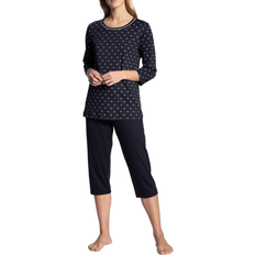 Calida Night Lovers 3/4 Pyjama - Dark Lapis Blue