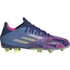 Adidas sko messi børnesko adidas Junior X Speedflow Messi.1 FG - Victory Blue/Shock Pink/Solar Yellow