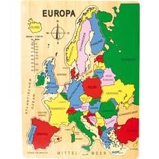 Pussel Small Foot Wooden Europe Puzzle 14 Pieces