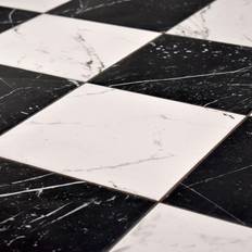 Klinker sort hvid Hill Ceramic Calacata KLC4216 25x25cm