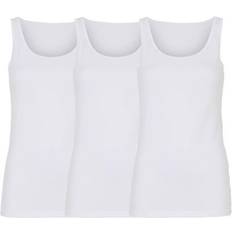 Shapewear & Undertøy Decoy Wide Straps Top 3-pack - White