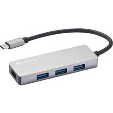 Sandberg USB C-4xUSB A M-F Adapter