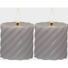 Beige LED Candles Star Trading Flamme Swirl LED Candle 3" 2