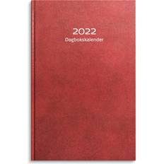 Burde 2022 Calendar Diary Artificial Leather Red