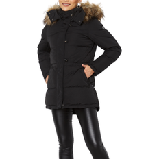 Hollies Ariana Jacket - Black/Natural (Faux Fur)