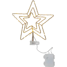 Battery Powered Christmas Tree Lights Star Trading Star Topsy Christmas Tree Light 30 Lamps