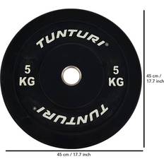 Kettlebell 5kg Tunturi Vægtskive 5 kg Sort