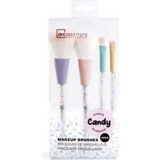 Makeup børster sæt IDC Institute Sæt med Makeup Børster IDC Institute Candy (4 pcs)