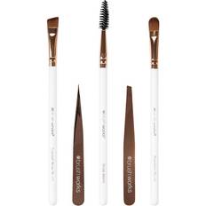 Brushworks Cosmetica Brushworks Luxury Brow Set 5 Delen