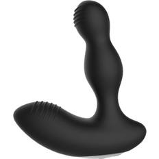 Silikon Prostata-Stimulator Shots Toys E-Stimulation Vibrating Prostate Massager Black