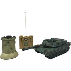 Zegan tank Zegan USA M1A2 Fjernstyret Tank 1:28 VS Fort 27Mhz