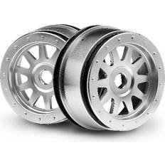 Glue lock HPI Racing HPI 108321 Tr-10 Glue-Lock Wheel Matte Chrome (120X60Mm/2Pcs)